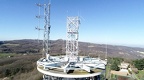 vue sur le relais R0 radioamateur du mont cindre