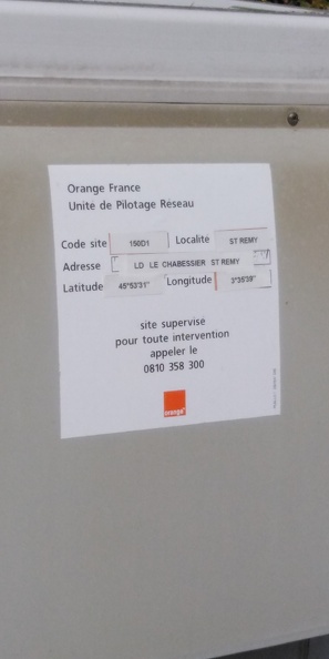 Relais SFR / Orange / Bouygues / Radio Vinci Autoroutes