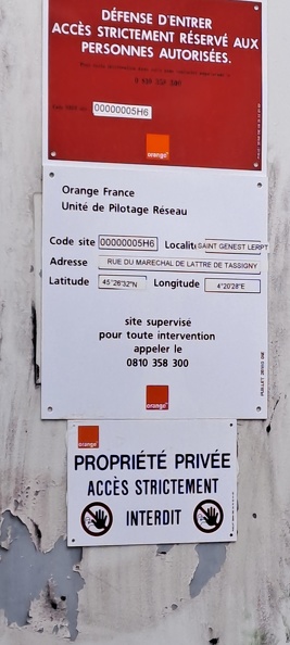 TNT / Relais Orange - Bouygues - Free / « Réseau privé »